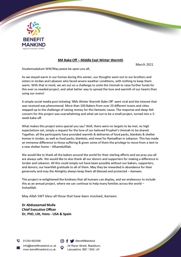 Over 100 Bakers Provide Warmth 2 BM Bake Off Article